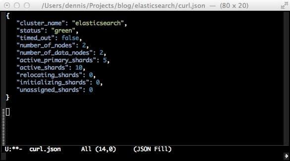 cluster health response