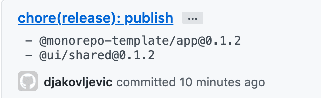 lerna publish commit