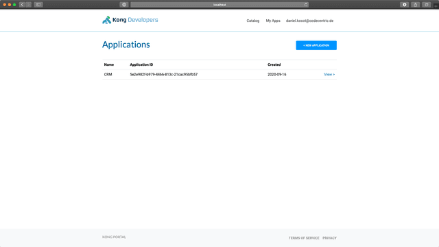 Application Registration
