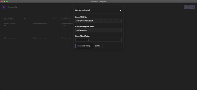 Deploy Spec to Portal