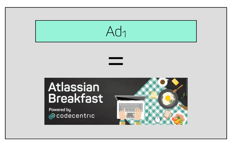 Banner ad as example for an ad