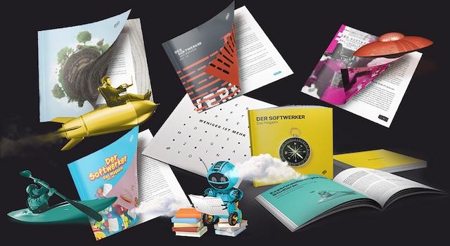 Collage von Softwerker-Magazinen