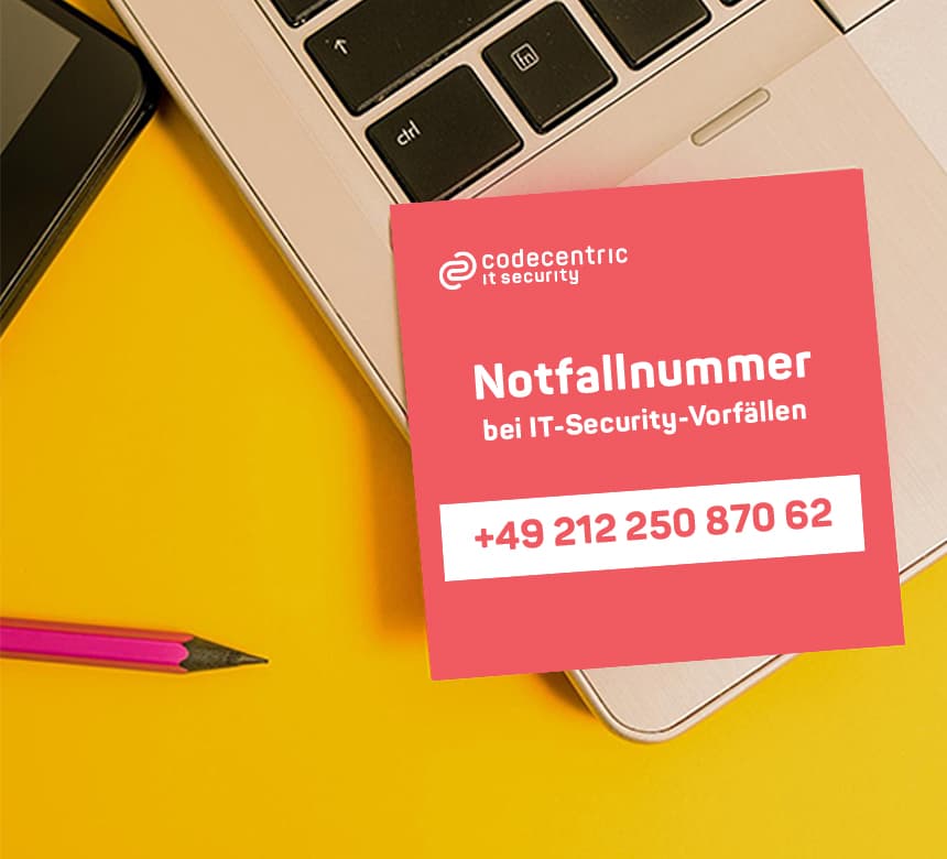 Notfallnummer bei IT-Security Vorfällen