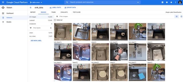 Inspecting a dataset in AutoML
