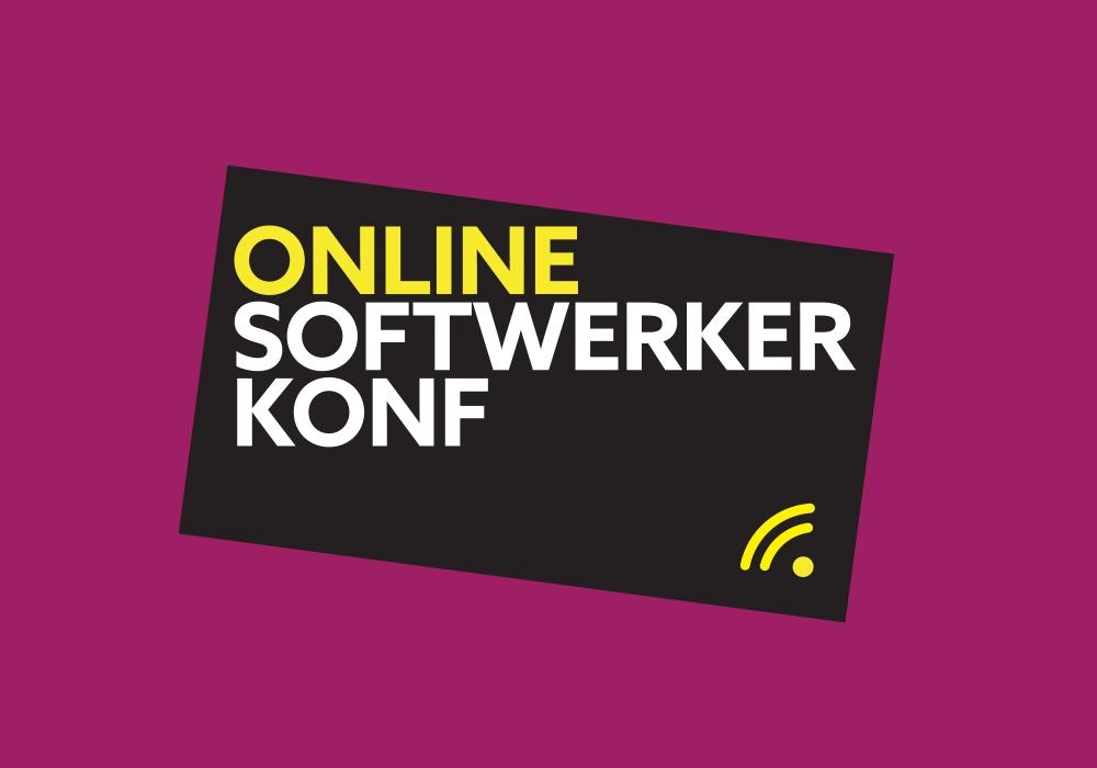 Illustriertes online SoftwerkerKonf Cover, der Softwerker als Konferenz