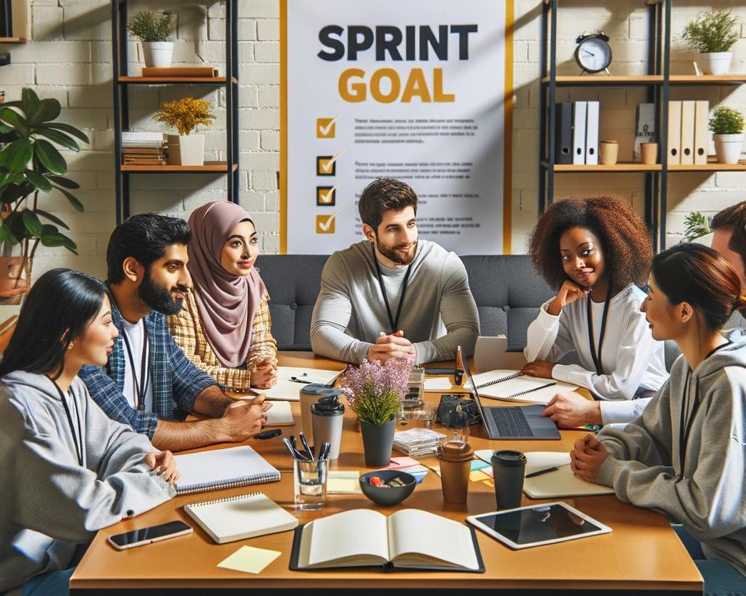 Scrum Team defines a sprint goal