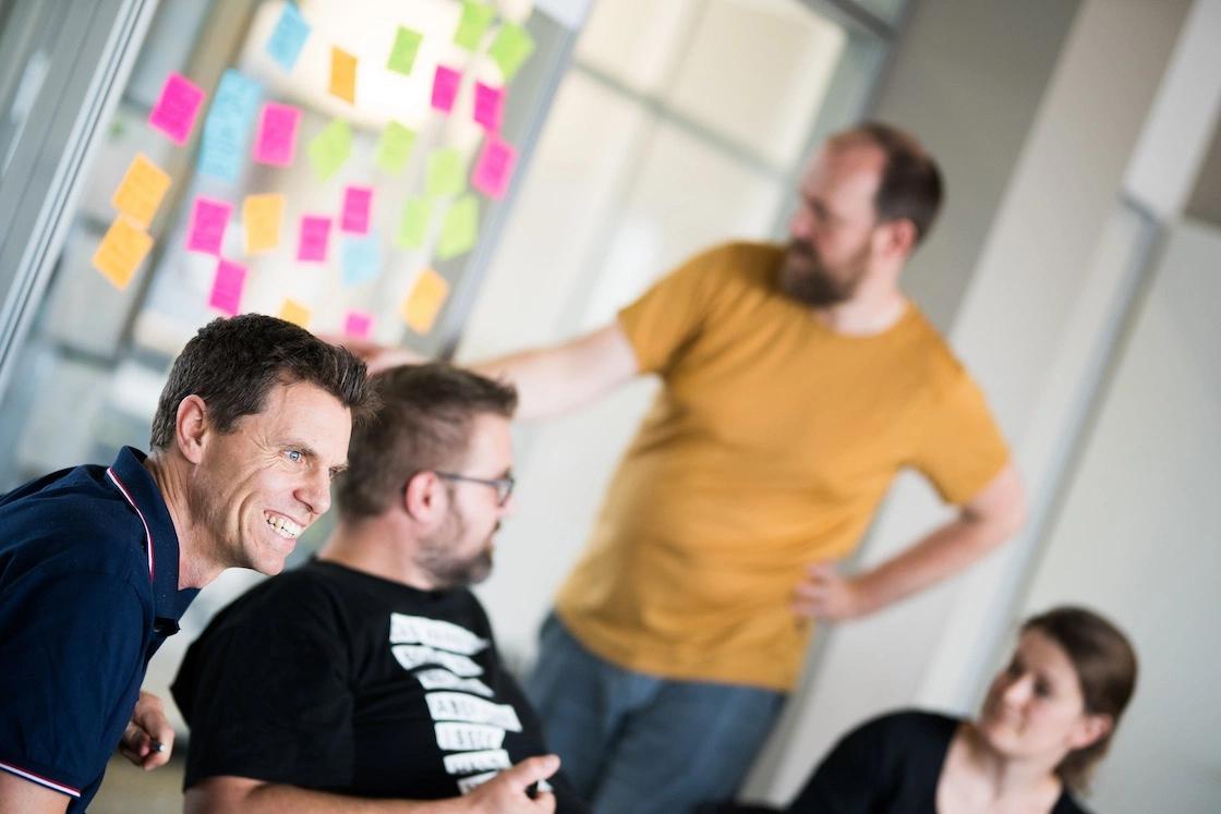 Das Frankfurter Team in einem Workshop