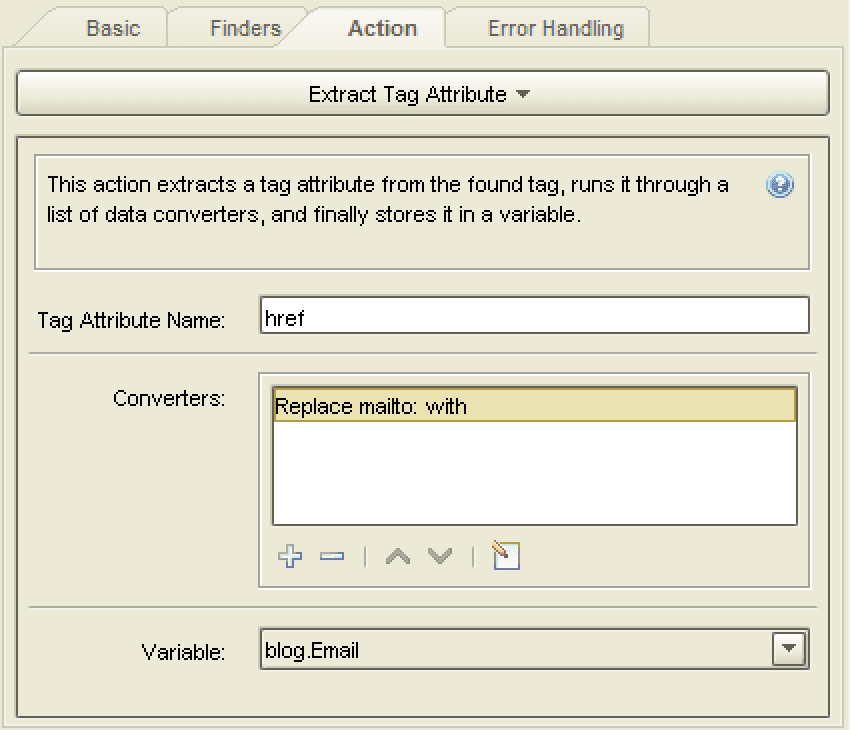 Extract Tag Attribute